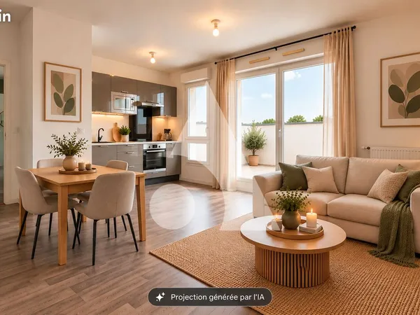 Appartement 3 pièces 66 m²