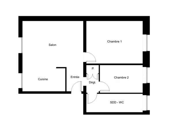 Loue appartement 47m²