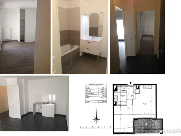 LOUE APPARTEMENT T2 de 2015, CARRE DE SOIE