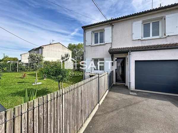 Maison de 78 m², 3 chambres et un garage