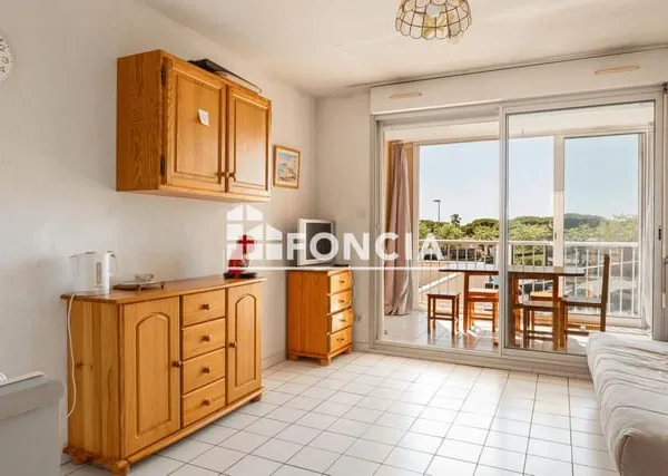 Cap d'Agde - Quartier Richelieu | Appartement T2 cabine avec loggia, piscine