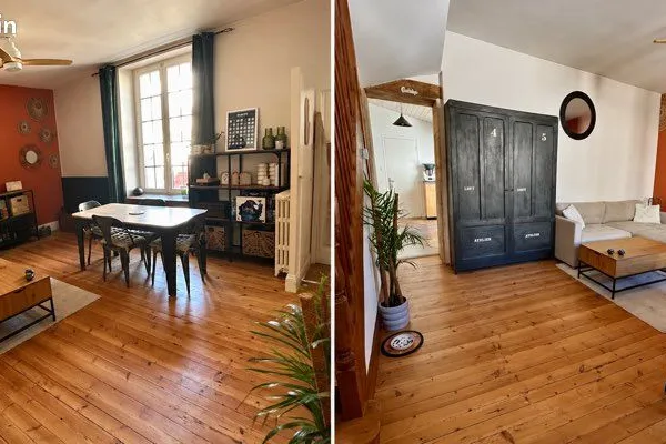 Maison de ville - 67m2 - 2 chambres - cour