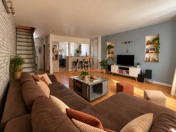 Centre-ville de Montélimar Duplex 2 chambres avec vue sur