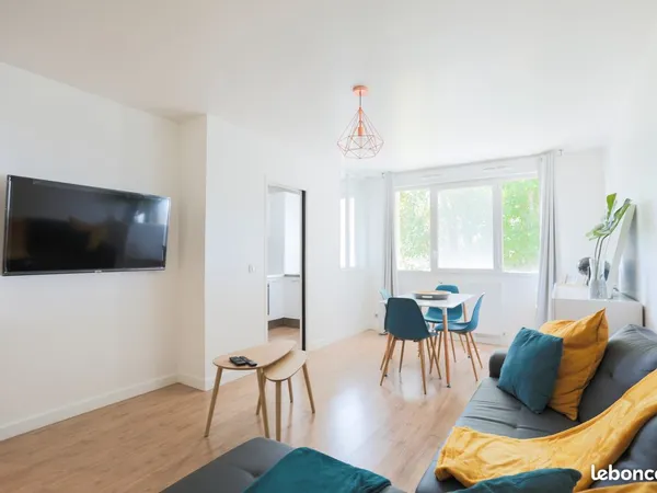 F3 Haut de Gamme 60 m² - Balnéo, Cuisine équipée & Parking - Limeil-Brévannes Centre