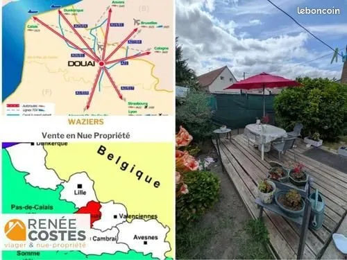 Propriété en Viager 3 pièces 52 m²