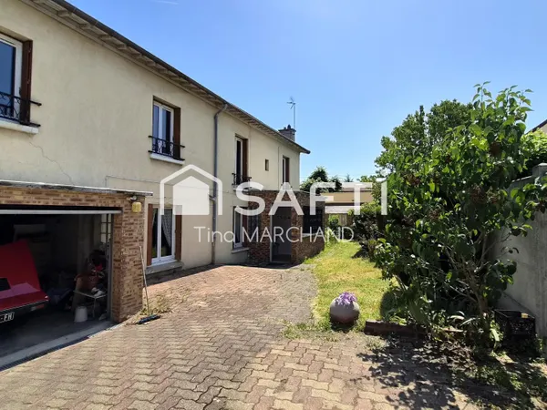MAISON FAMILIALE 100 m² AVEC JARDIN, DÉPENDANCE ET GARAGE