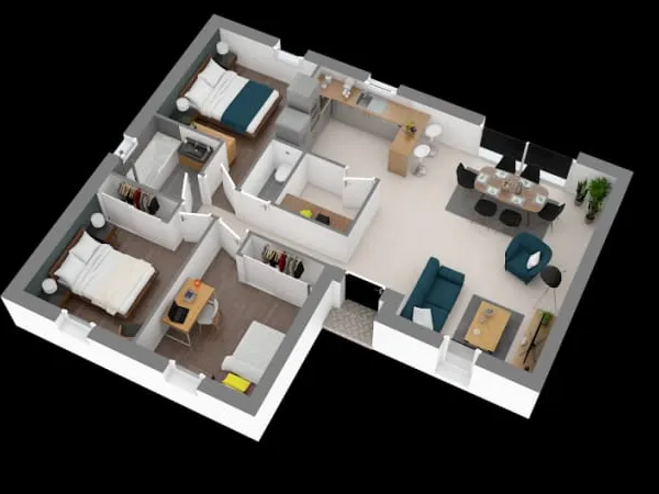 Maison neuve 4 pièces 76 m²