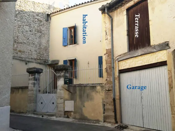 Maison restaurée vers Grignan Nyons /grand Garage&Terrasse