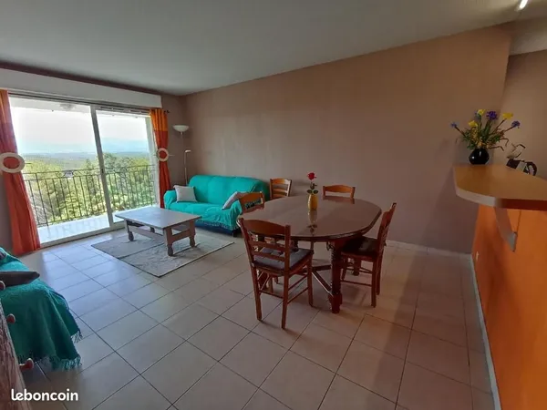 Appartement meublé 3 pièces 64 m² Mougins-le-Haut piscine tennis