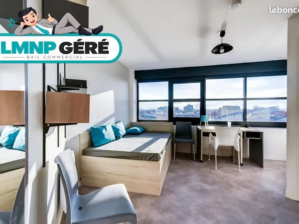 Studio 1 pièce 19 m²