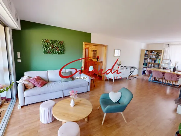 MULHOUSE GARE, 3/4P 91 M2 AVEC VERANDA , BALCON ET GARAGE