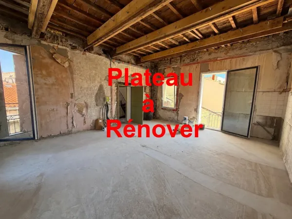 Appartement à rénover 2 pièces 40 m²