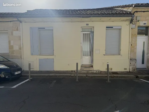 Double échoppe 78m² avec jardin 120m² situé quartier St Ferdinand Libourne