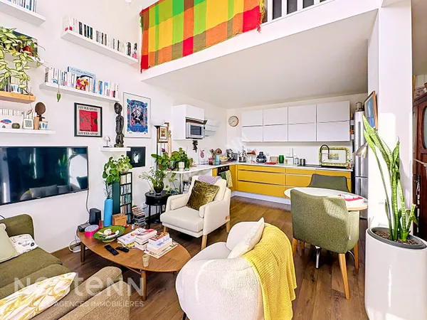 ERMONT CENTRE ? F2 DUPLEX + JARDIN + PARKING ? DPE C