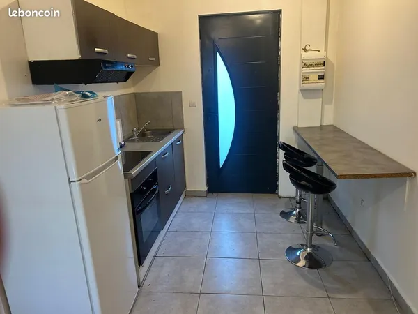 Studio rez-de-jardin 25m² +40m² jardin
