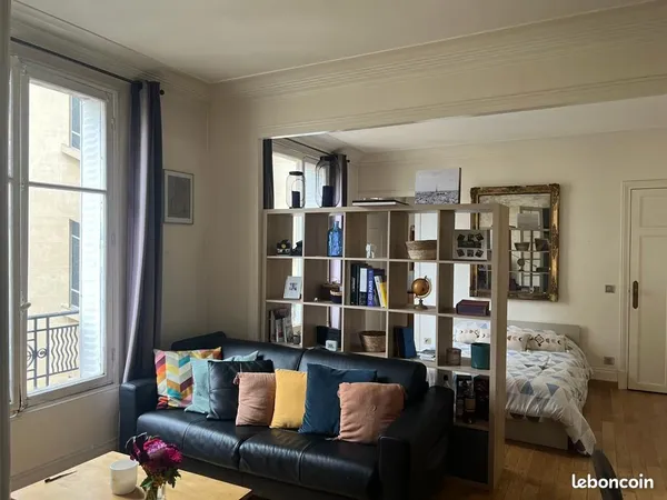 Location meublée 40m2 calme Paris maillot