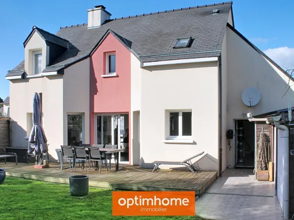 Maison de 108 m²au sol, 5 pièces avec double garages