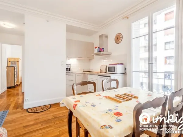 Levallois- Appartement 2 pièces de 33 m² avec cave