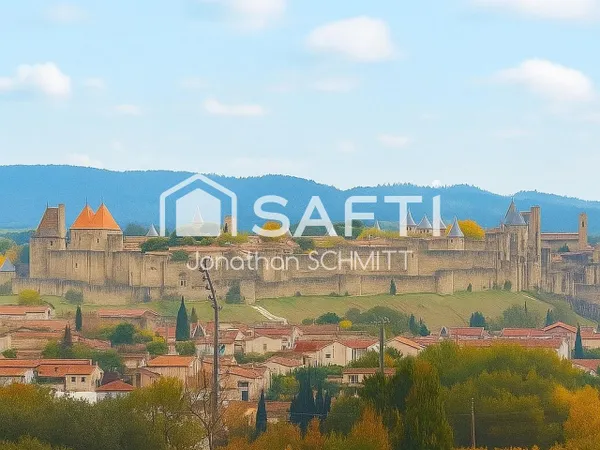 Vue panoramique sur la Cité de Carcassonne