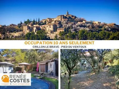 Vente à terme occupée sur 120 mois - CRILLON LE BRAVE (84410)