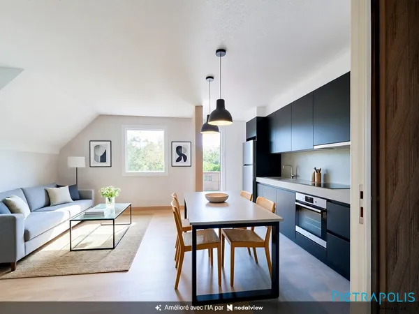 T3 60m² à personnaliser avec balcon, cave et 2 stationnements