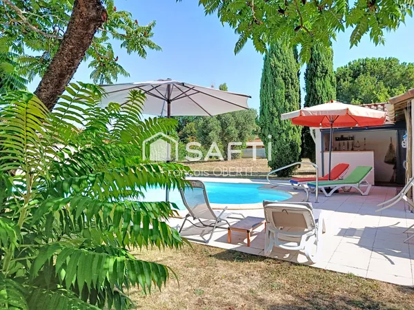 maison familiale avec cachet et grand terrain plat