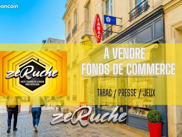 Fonds de commerce, presse, tabac 35 m² Caen