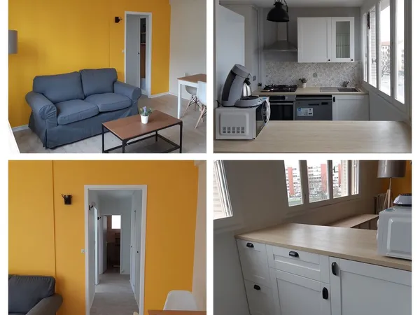 Loue chambre en colocation au coeur des Gratte-ciel - 3 chambres, 60m², Villeurbanne (69)