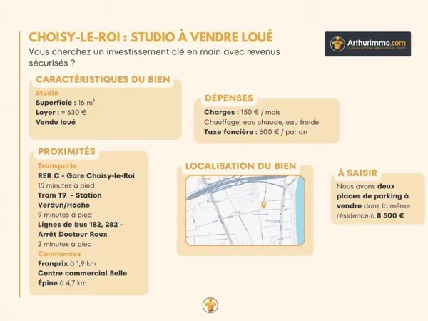 Studio 16m2 - Proche GARE