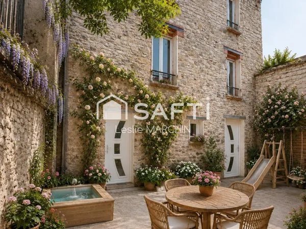 Maison meulière de caractère de 147 m² au sol livrée clef en main après rénovation - DPE C