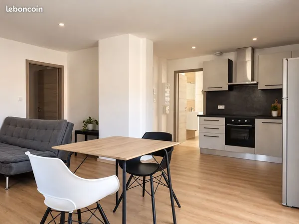 T2 meublé de 54 m² rénové à neuf avec terrasse de 24 m² - Hatten