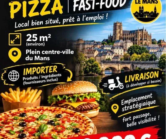 Fonds de commerce pizzeria