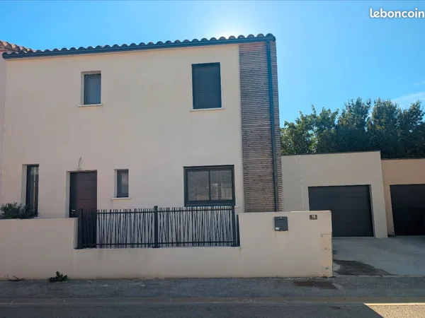 Maison récente 4 pièces - 84 m² - Gallargues-le-Montueux