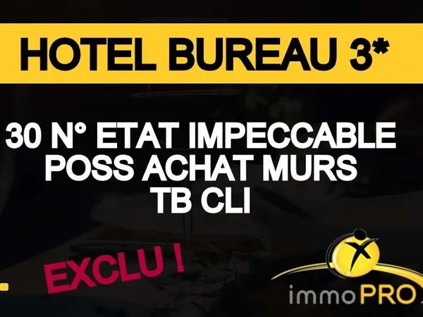 Vente hôtel-bureau *** 30 N° clé en main Brignais