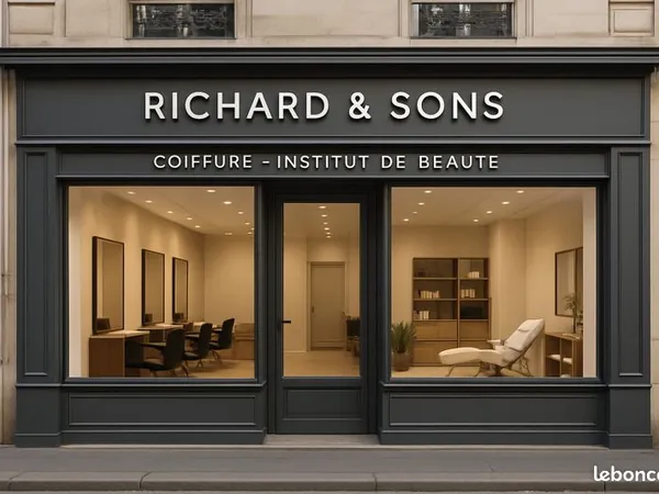 Local coiffure 45 m²