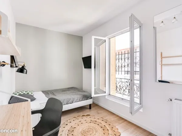 Magnifique chambre en colocation avec salle de bain privative - Proche RER 1 - Nanterre Ville