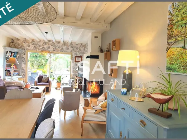 MAISON FAMILLIALE, de 172 m2 sur sous sol , HANGAR , JARDIN PAYSAGÉ 1200 M2,