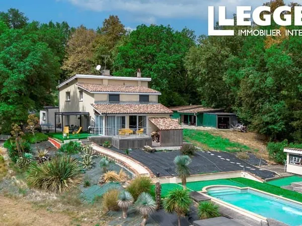 Maison chic 5 ch. avec piscine, véranda & terrasses - Vue imprenable et cadre élégant