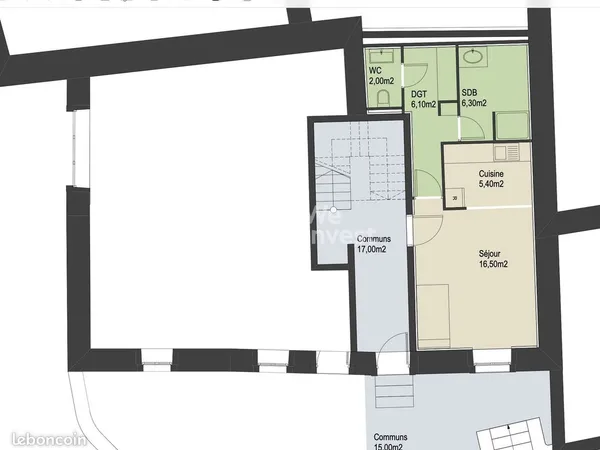 Immeuble de rapport 300 m²