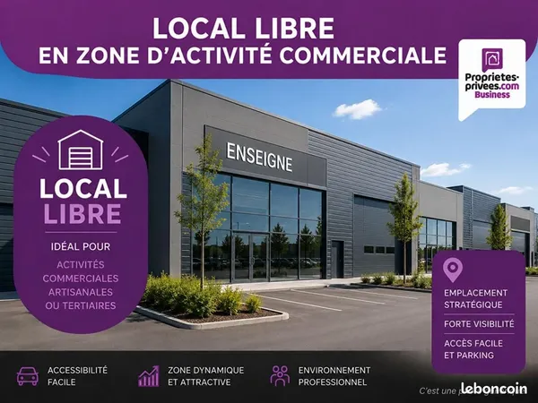 Local commercial 300 m²