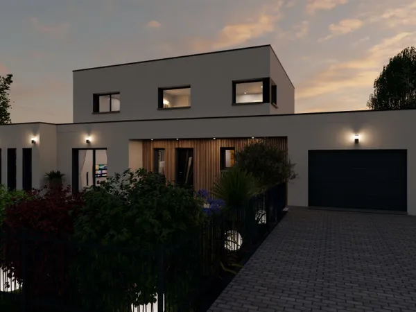 Terrain + maison 172 m²