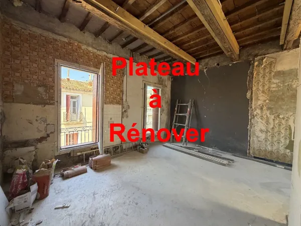 Appartement à rénover 2 pièces 32 m²