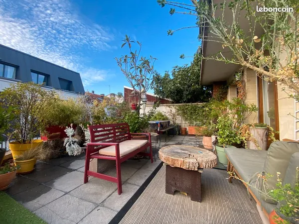 Vente appartement 60 m2 avec terrasse 40 m2 - Petit Pantin
