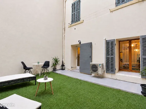Cosy T1/2 meublé de 30m² avec 26m² de jardin