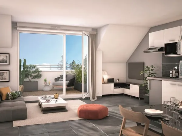 Magnifique T3 exposé SUD avec balcon & parking sur Neuilly-Plaisance (RER A)