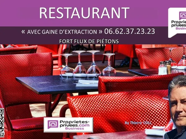 Fonds de commerce restaurant 40 m²
