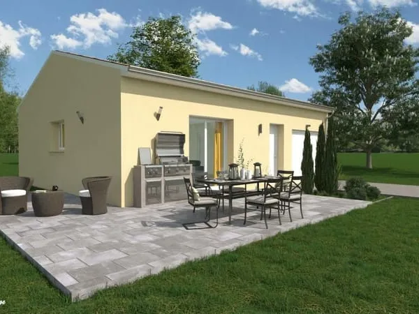 Maison plain-pied 2 chambres à LIGNAN-SUR-ORB