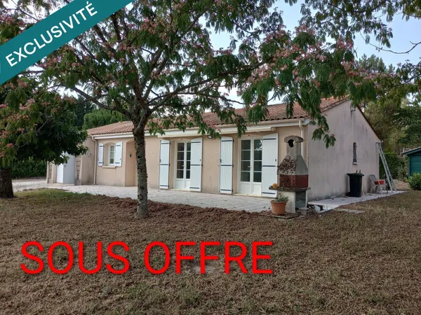 Plain-pied, jardin clos, garage attenant
