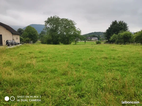 Terrain constructible 1000m2 à vendre