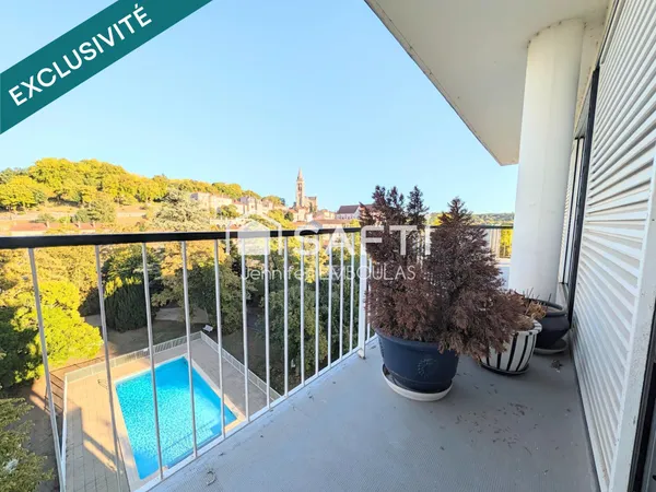 Appartement T3 - terrasses filantes - Piscine - Cave - Stationnement